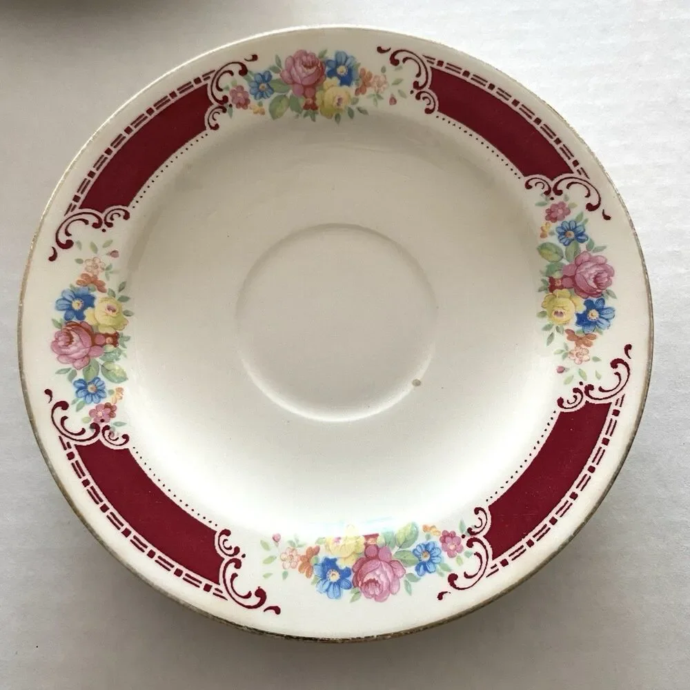 Vintage Homer Laughlin Majestic Brittany Lady Alice 6